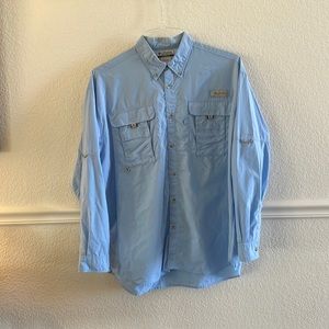 Columbia PFG Fishing Shirt Size Large